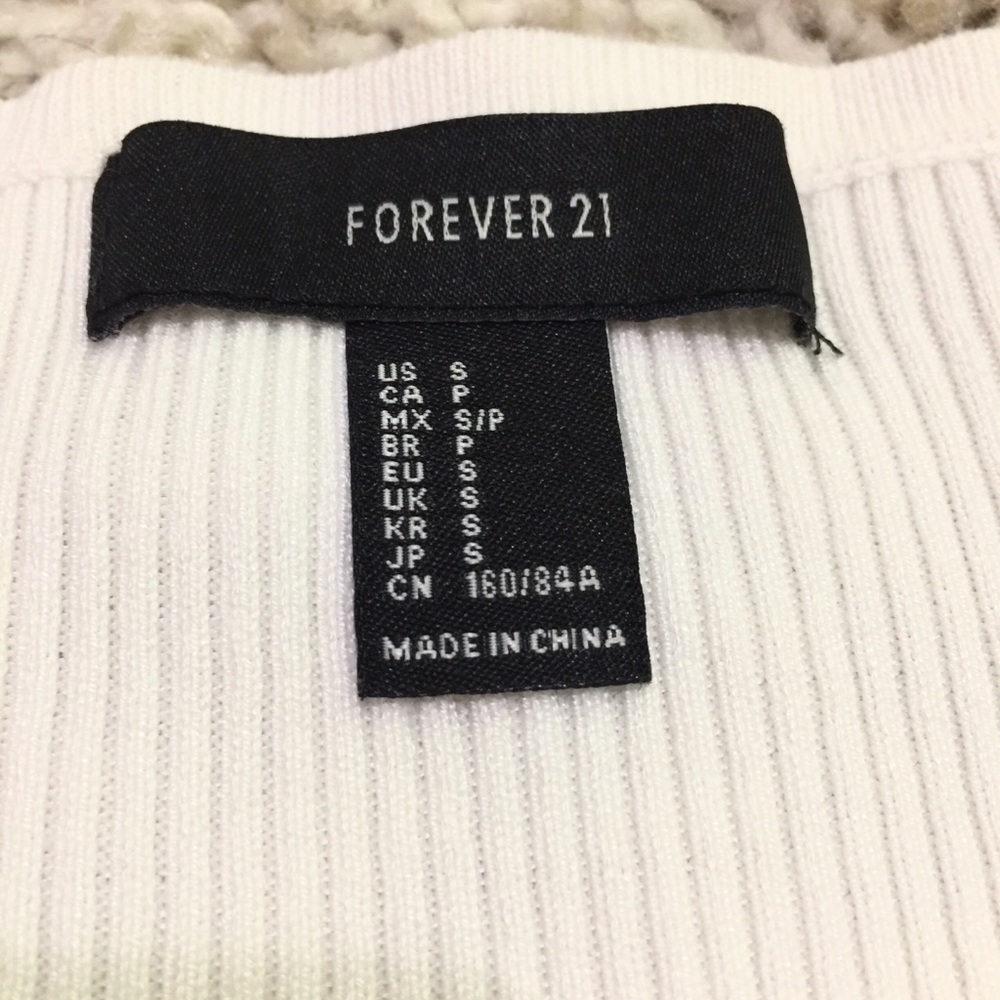 Forever 21 Ribbed Top - Picture 3 of 5